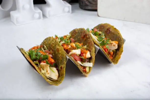 Spicy Paneer Tacos